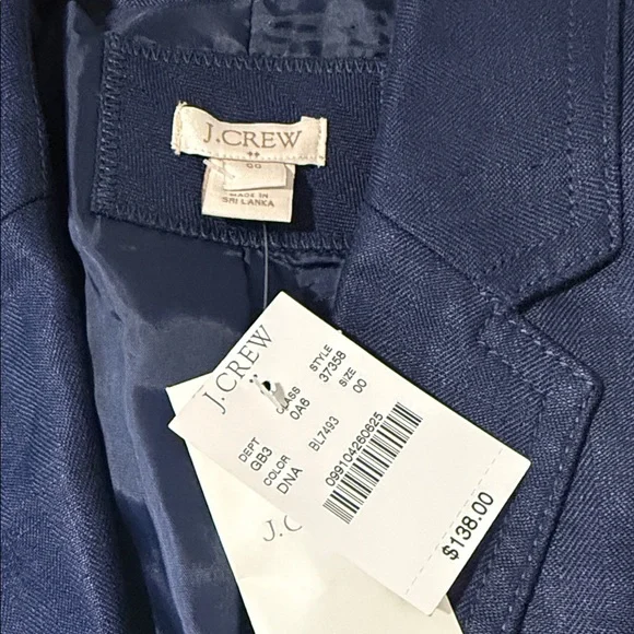 J. Crew Midnight Blue Jacket. - Picture 2 of 9